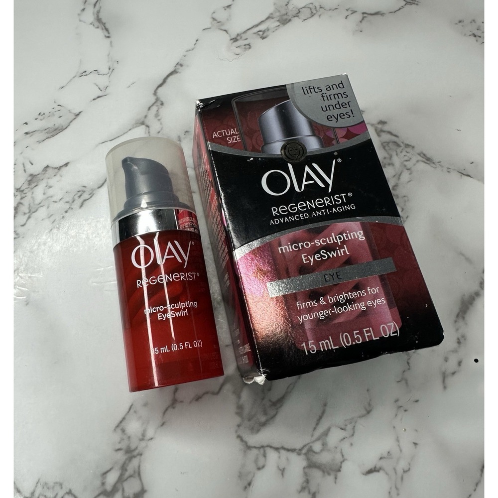 Olay Regenerist Micro Sculpting Eye Swirl Cream 0.5oz / 15ml Anti Aging New
